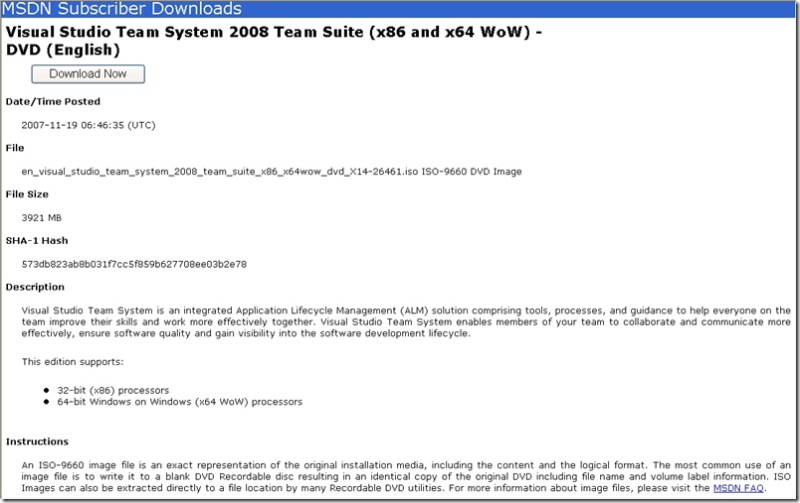 vsts2008