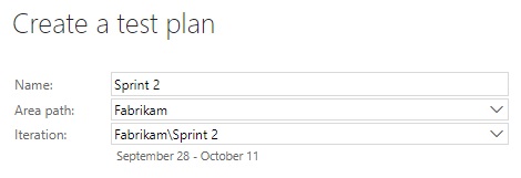 Create Test Plan